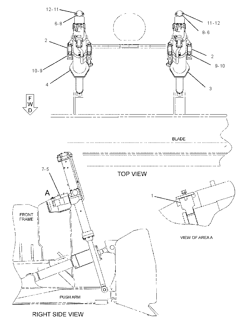 CYLINDER & MTG GP-LIFT 2124173 CAT