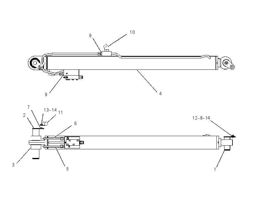 CYLINDER & MTG GP-BOOM 2111986 CAT