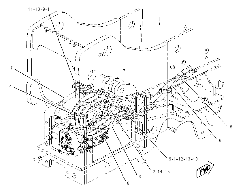 LINES GP-CHASSIS 2218419 CAT