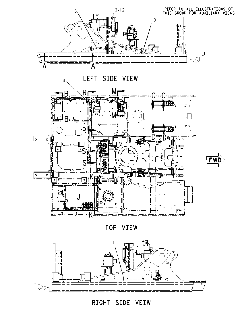 WIRING GP-AUXILIARY CONTROL 1831015 CAT