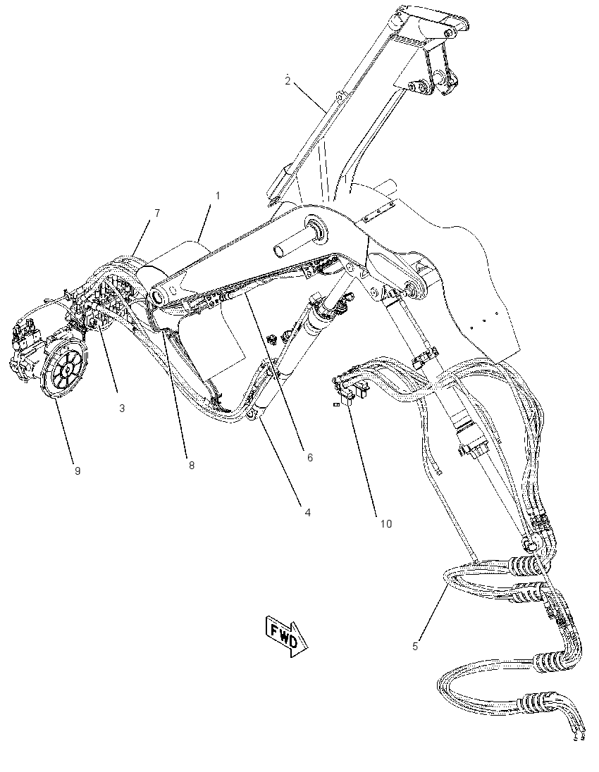 LINKAGE AR-HARVESTER HEAD 2182974 CAT