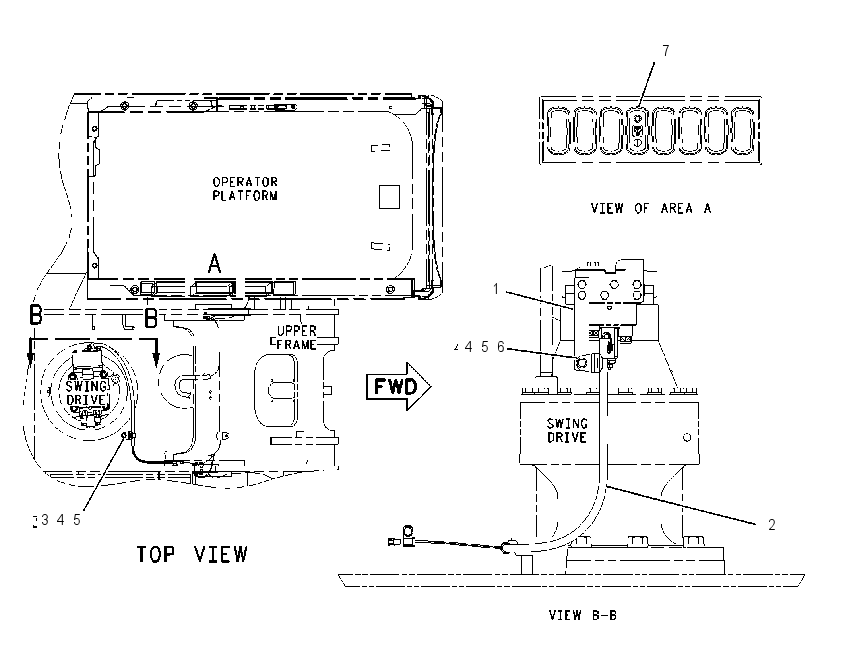 WIRING GP-FINE SWING 2041707 CAT