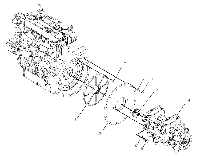 PUMP & MTG GP-HYDROSTATIC 2166115 CAT