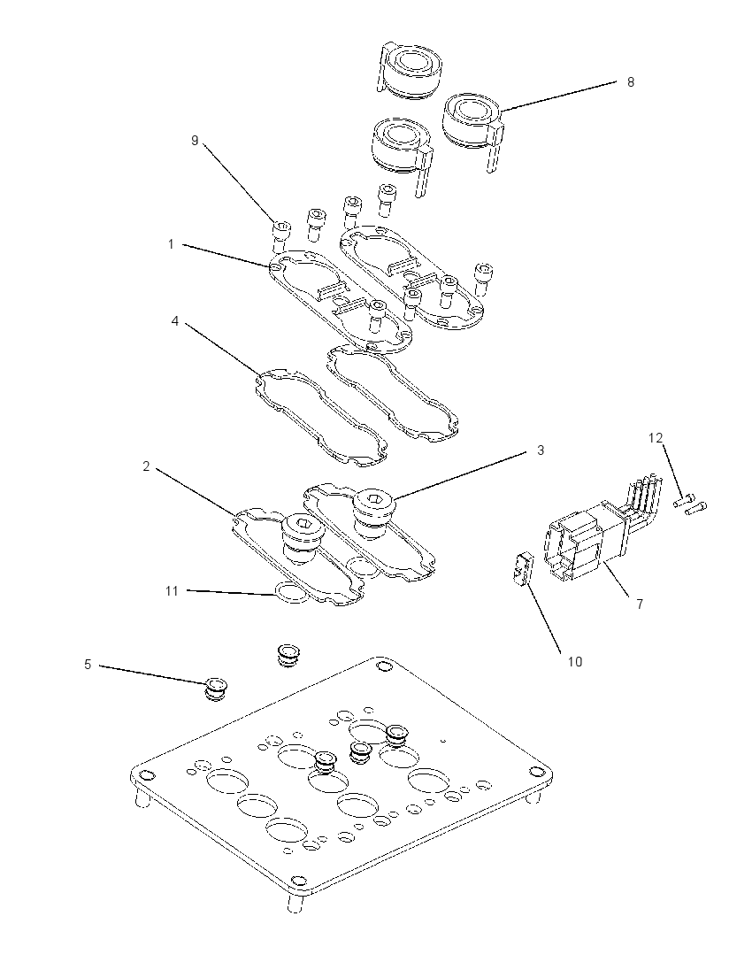 PLATE GP-PILOT VALVE 2194215 CAT