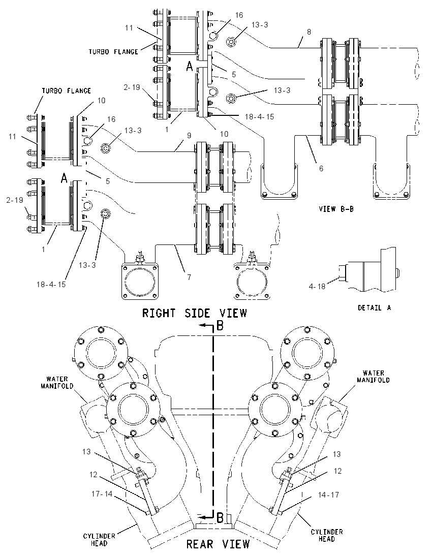 EXHAUST GP-FLEXIBLE 1882425 CAT