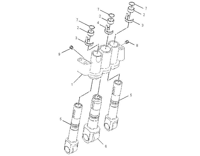 Толкатель клапана 1W2470 CAT
