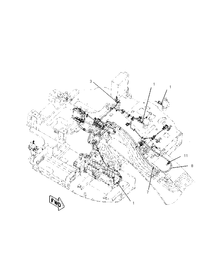 WIRING GP-COMBINED FLOW 2130751 CAT