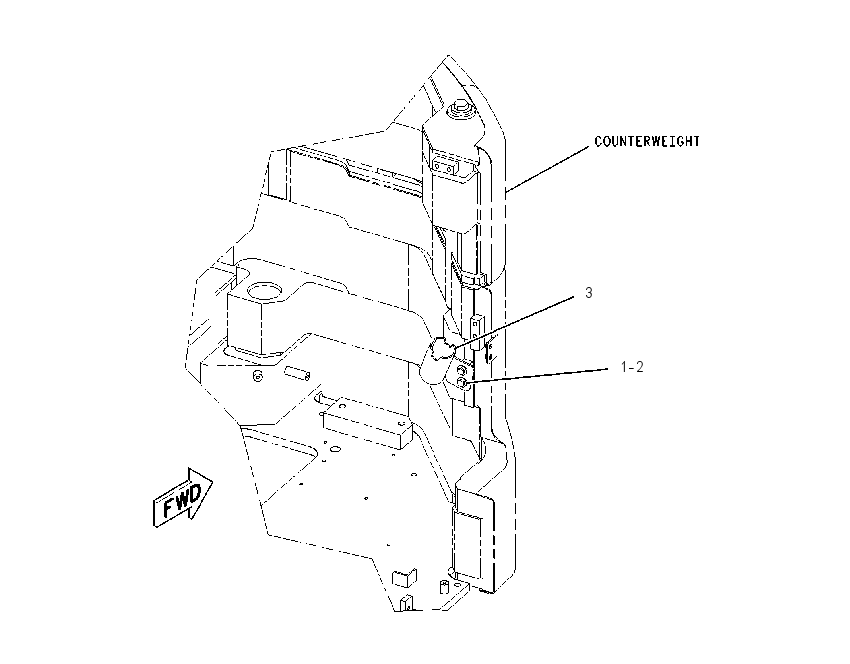 MOUNTING GP-GREASE GUN 2232798 CAT
