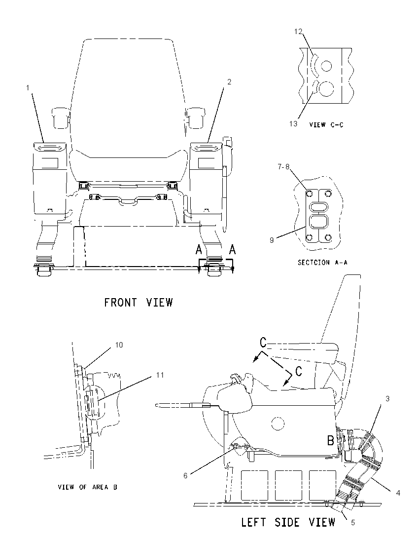 Консоль оператора 2141295 CAT