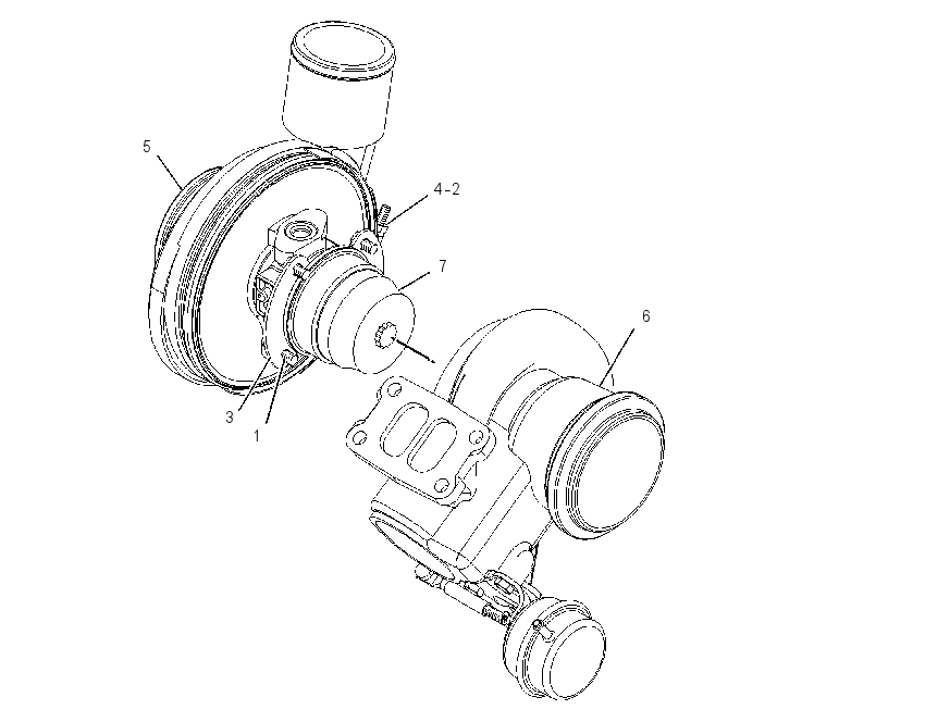 Турбокомпрессор 2239083 CAT