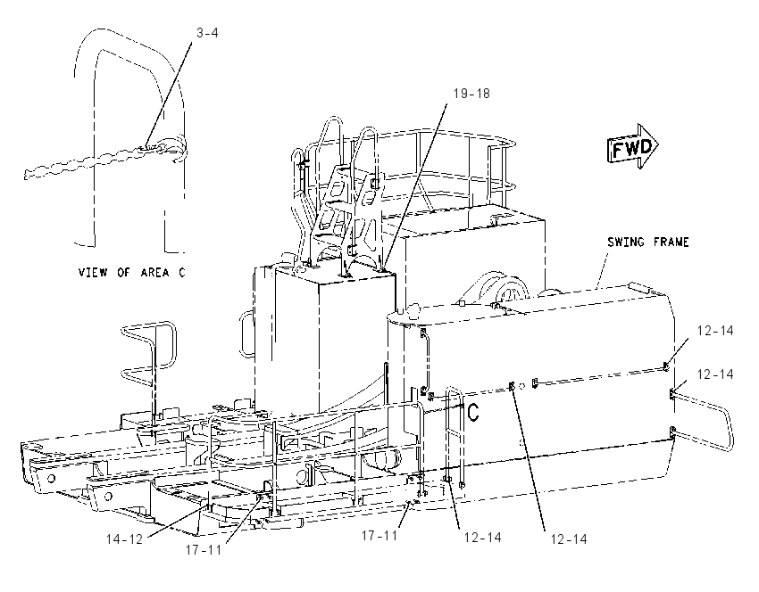 FASTENER GP-WALKWAY 2252431 CAT