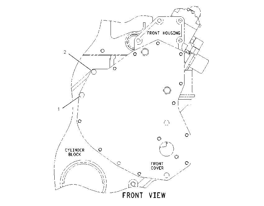 FASTENER GP-FRONT COVER 2064729 CAT