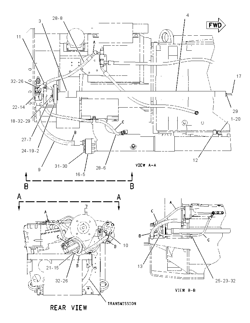 PUMP & MTG GP-CUSHION-HITCH 2076182 CAT