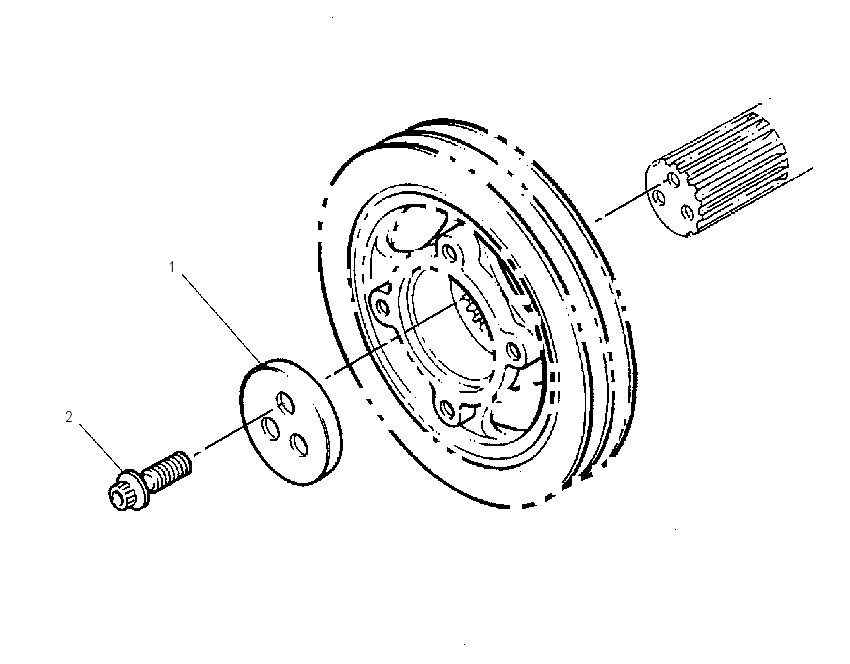 FASTENER GP-PULLEY 2307354 CAT