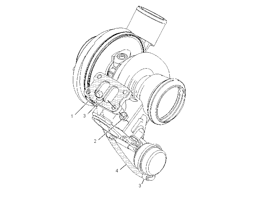 MOUNTING GP-TURBOCHARGER 2225957 CAT