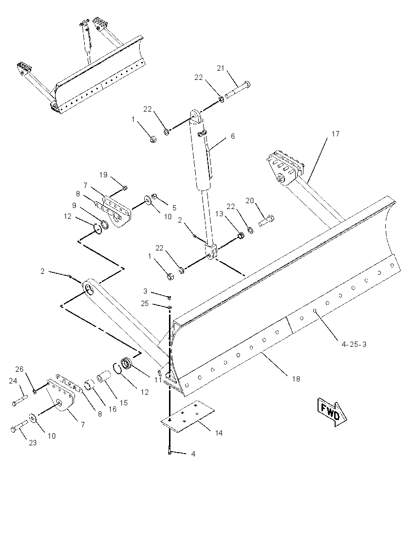 BLADE GP-COMPACTOR 2243391 CAT