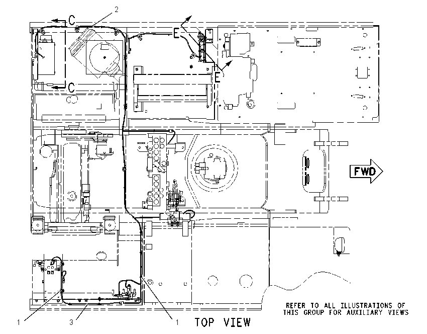 WIRING GP-GRAPPLE CONTROL 2285109 CAT