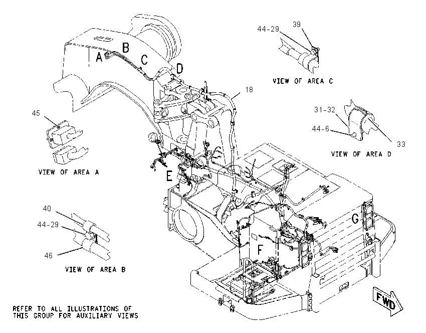 WIRING GP-TRACTOR 2138738 CAT