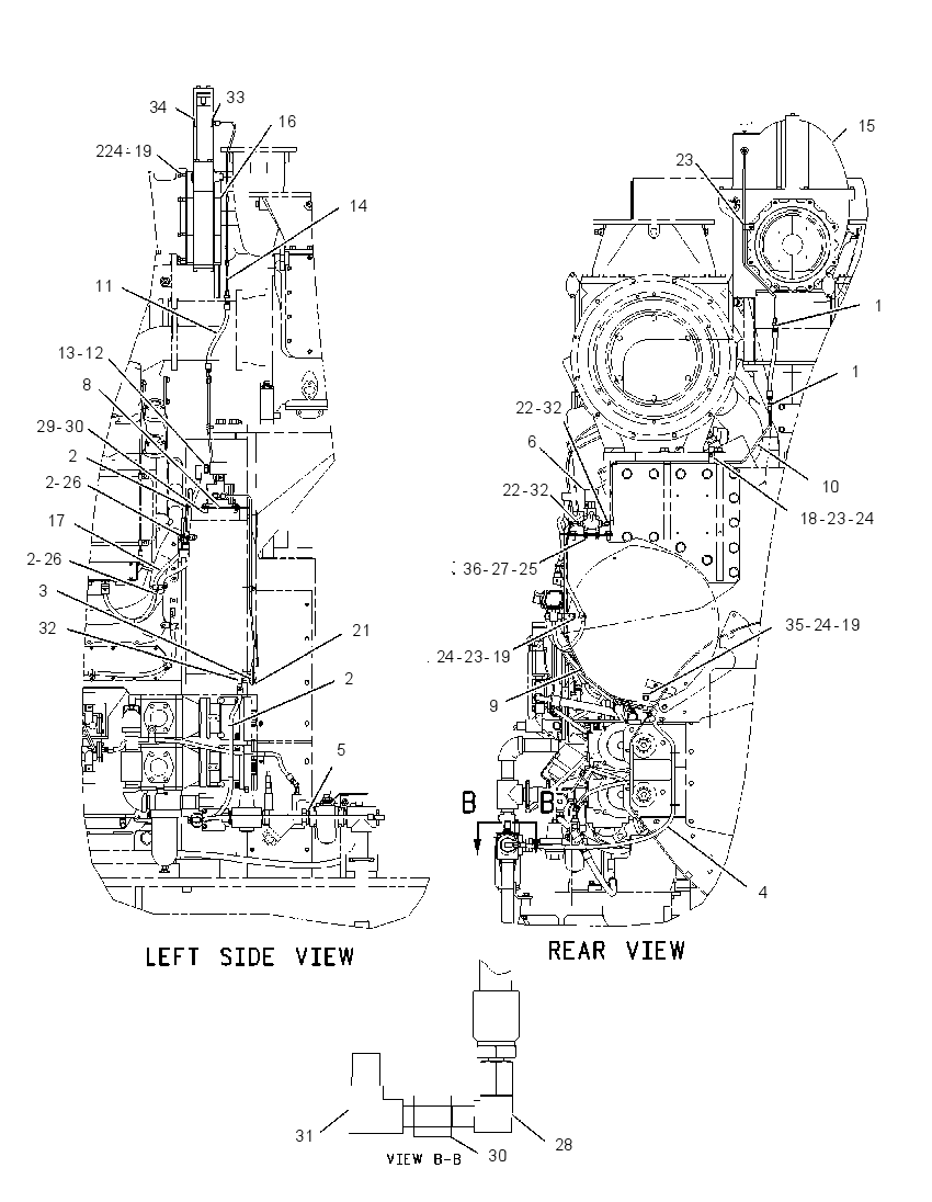 WIRING GP-AIR SHUTOFF 2204955 CAT