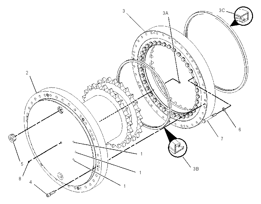 DRIVE GP-WHEEL 1957840 CAT