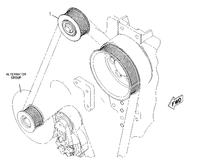 IDLER GP-BELT 1979646 CAT