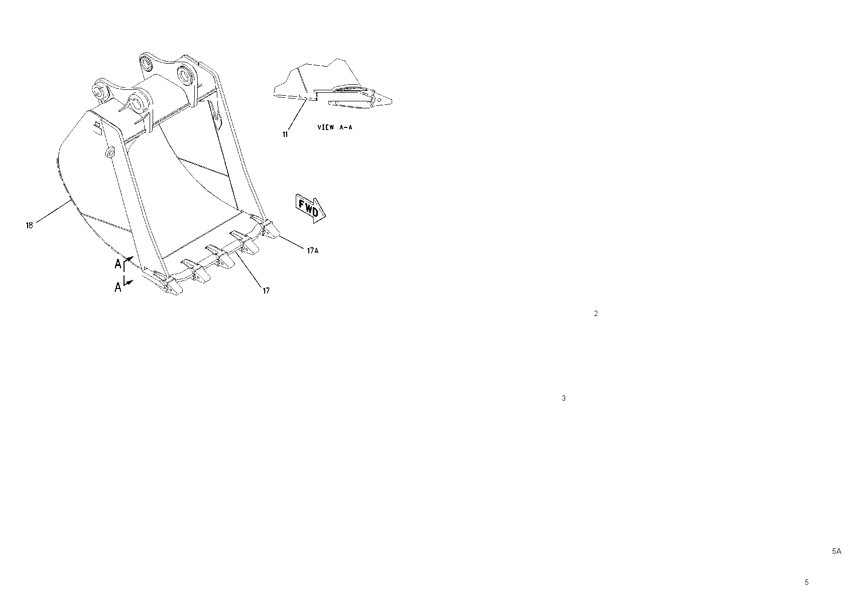 BUCKET AS-MASS EXCAVATOR 2006130 CAT