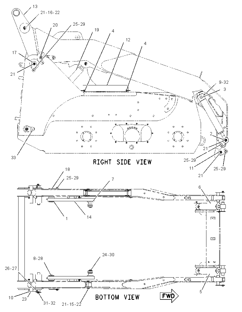 CYLINDER & MTG GP-LIFT ARM 1919599 CAT