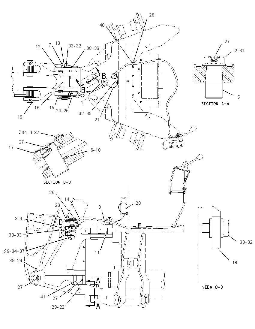 FRAME GP-SWING 1836056 CAT