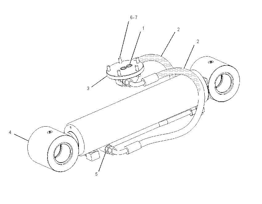 CYLINDER & LINES GP-GRAPPLE 2208507 CAT