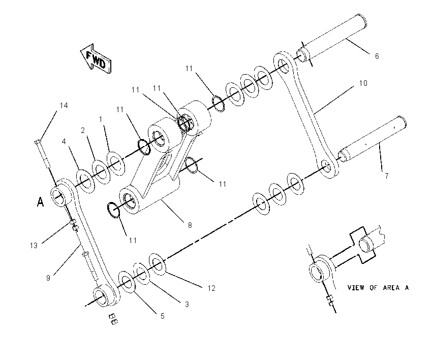 LINKAGE GP-FELLING HEAD 2128014 CAT