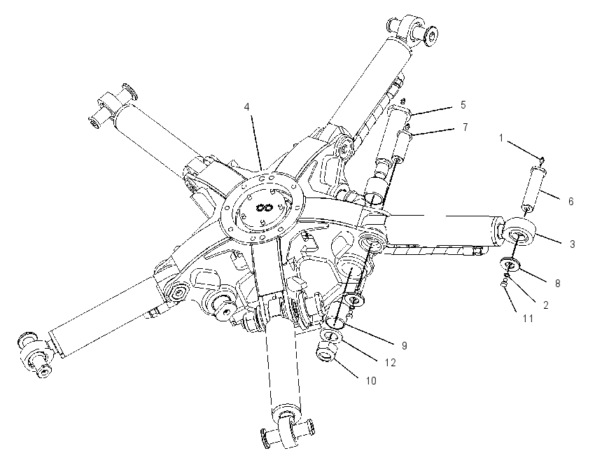 HOUSING GP-GRAPPLE 2207041 CAT