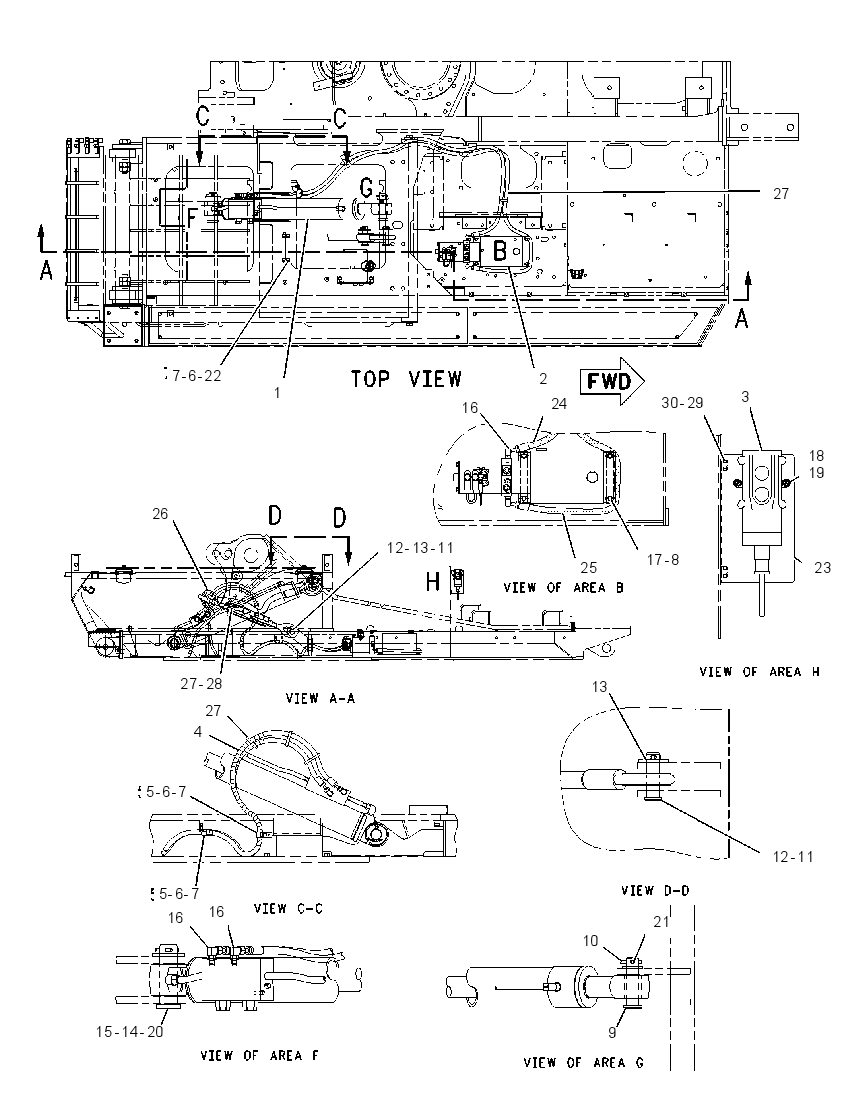 CONTROL GP-CAB TILT 2028758 CAT