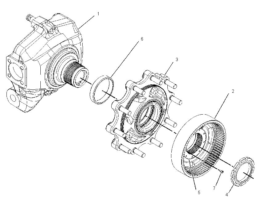 HOUSING & FLANGE GP-AXLE 2198816 CAT