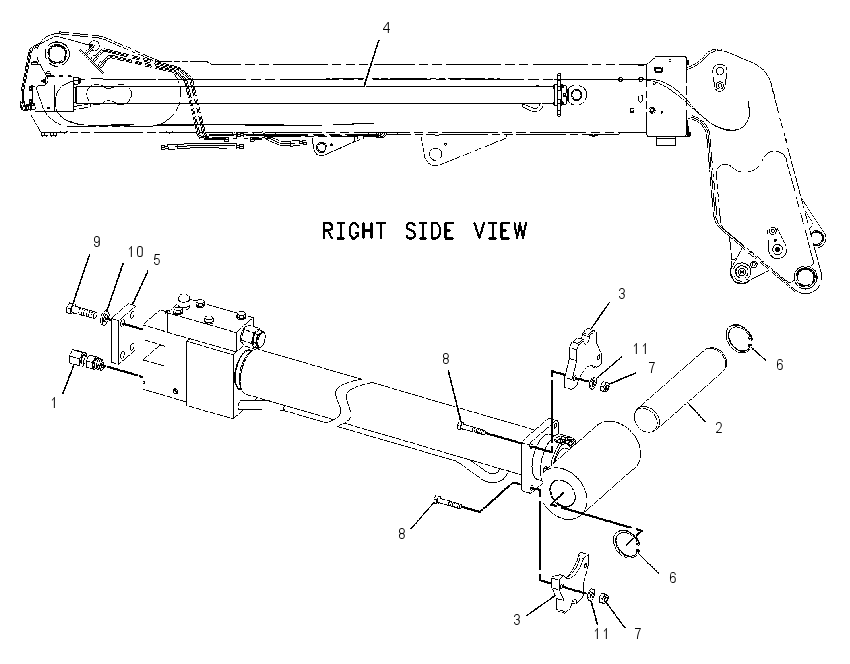 CYLINDER & MTG GP-TELESCOPING 2221522 CAT