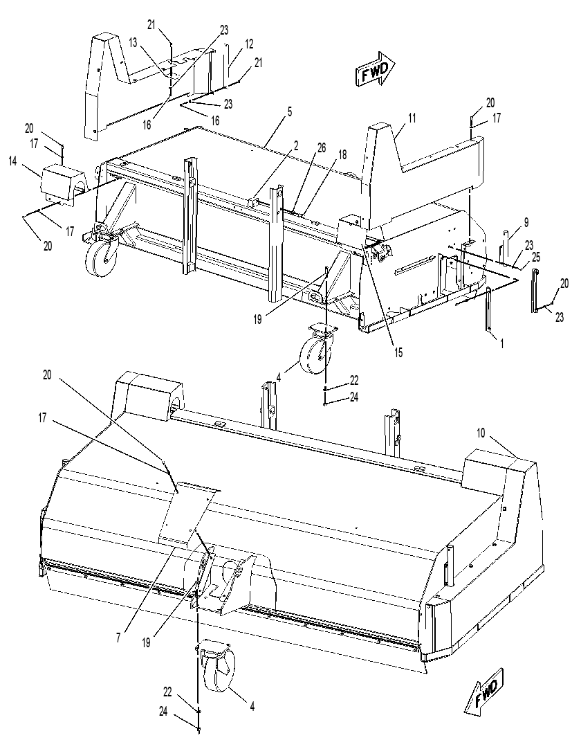 FRAME GP-BROOM 2191277 CAT