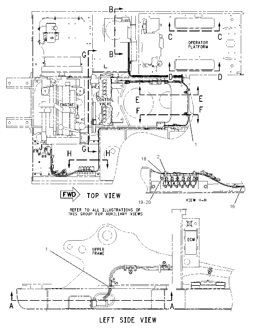 WIRING GP-AUXILIARY CONTROL 1933373 CAT