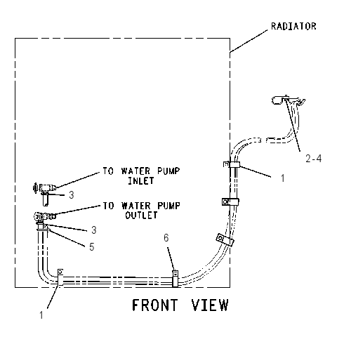 FASTENER GP-HEATER LINES 1425646 CAT