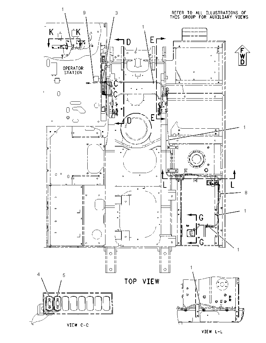 WIRING GP-COMBINED FLOW 1831016 CAT