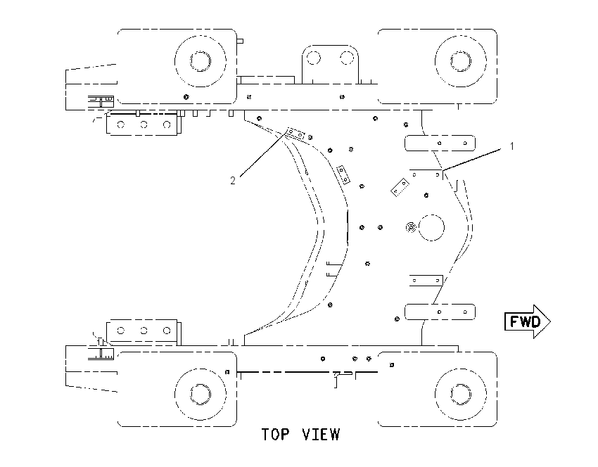 HARDWARE GP-REAR FRAME 2195149 CAT