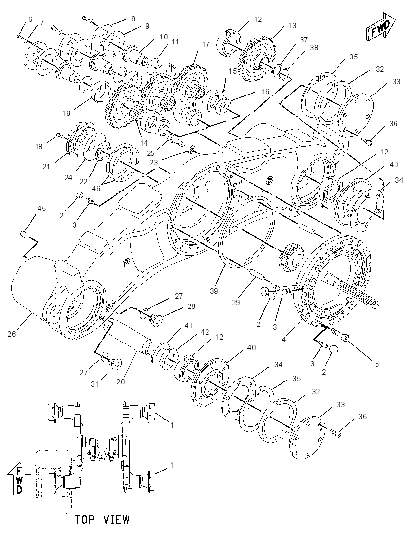 BOGIE GP-FRONT 2204781 CAT