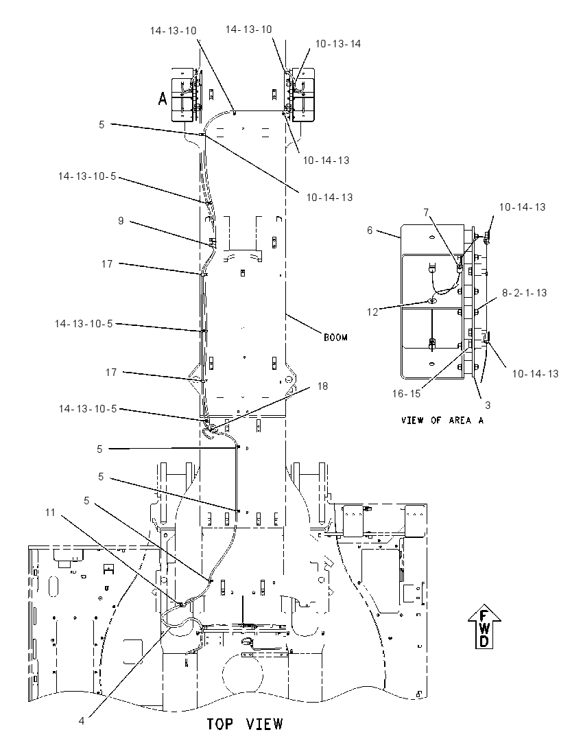 WIRING GP-BOOM 1657967 CAT