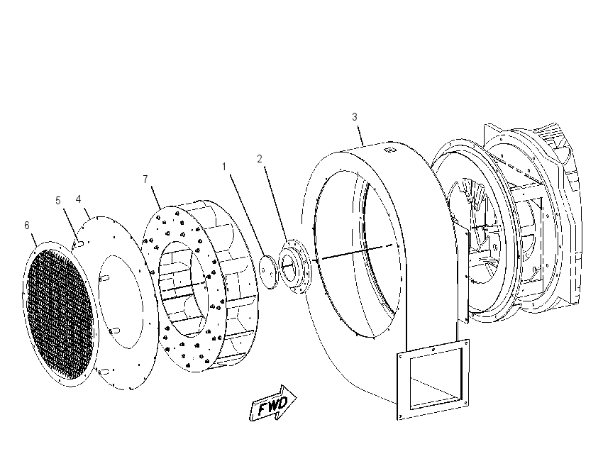BLOWER GP-GENERATOR 2231261 CAT