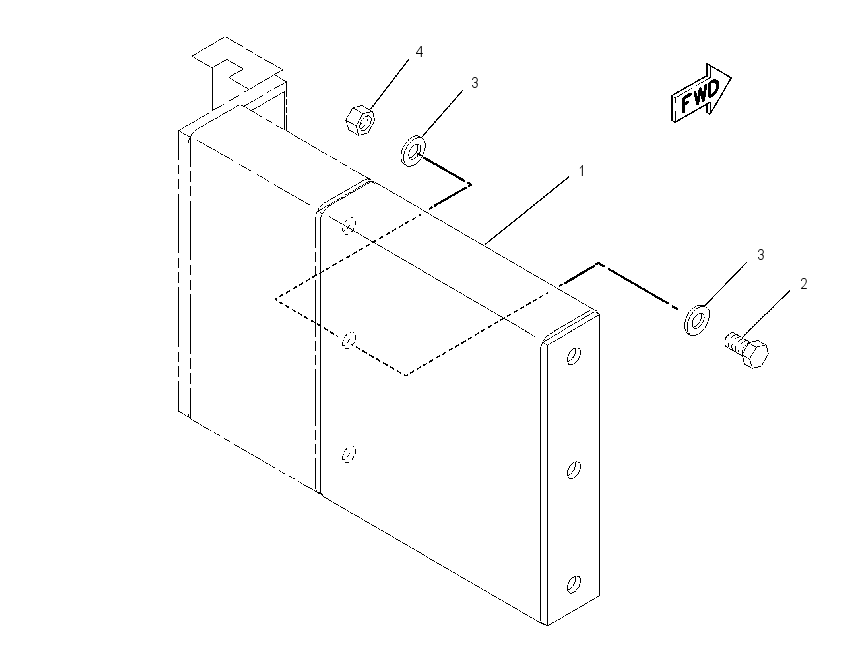 EXTENSION GP-MAIN FRAME 2311982 CAT