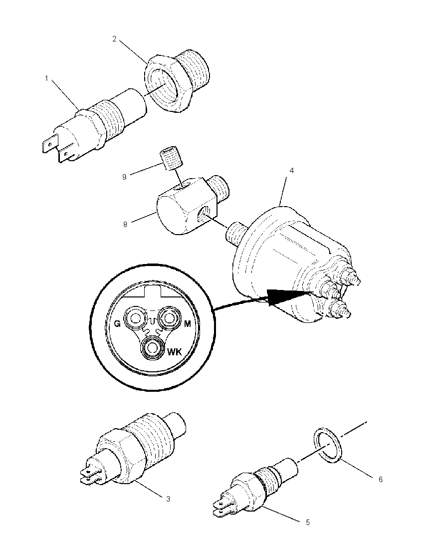 SENDER GP-TEMP & PRESS 2273753 CAT