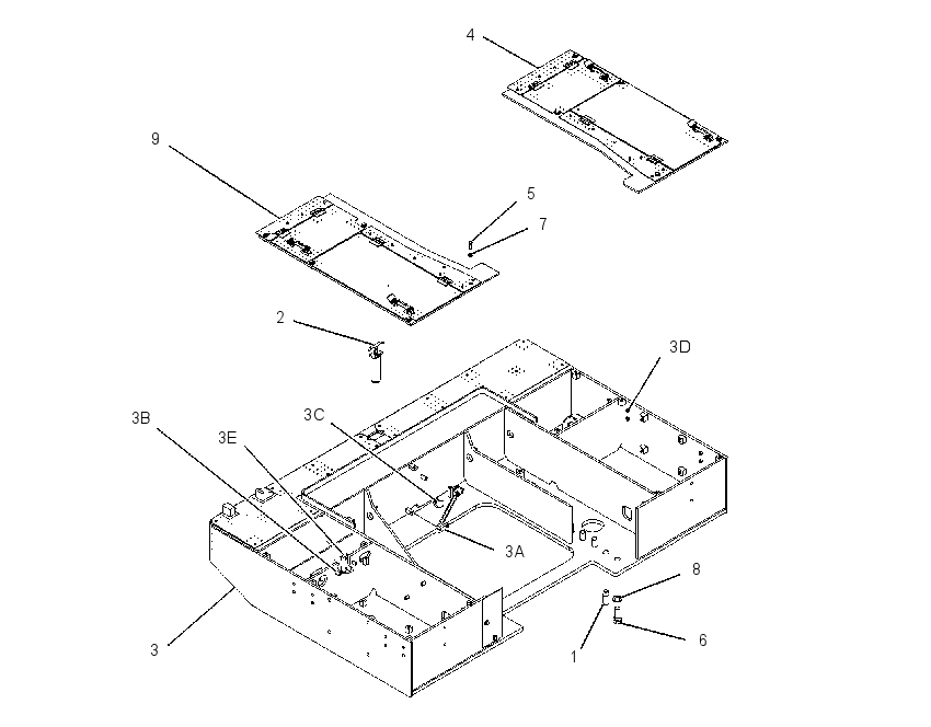 BUMPER GP-REAR 1421755 CAT