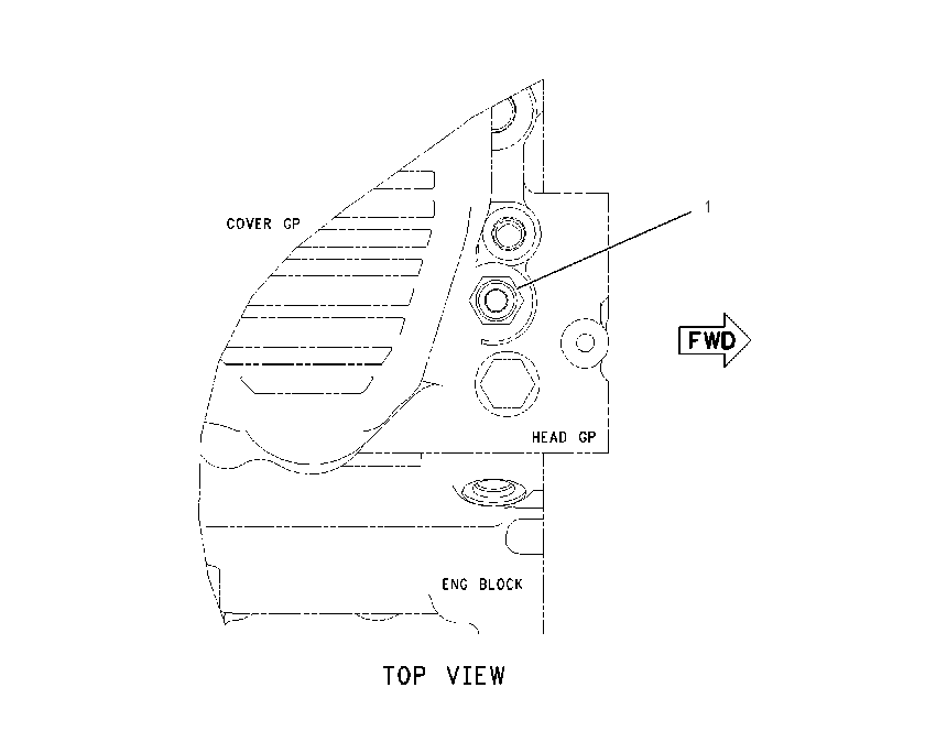 FITTING GP-WATER LINES 2240875 CAT