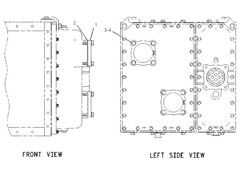 FLANGE GP-AIR INLET 2234429 CAT