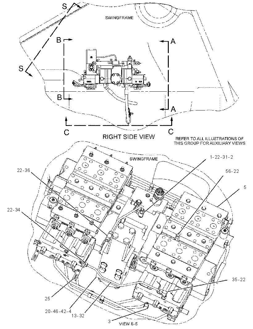 VALVE & LINES GP-IMPLEMENT 1853598 CAT