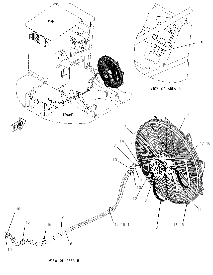 FAN AR-REVERSIBLE 2169864 CAT