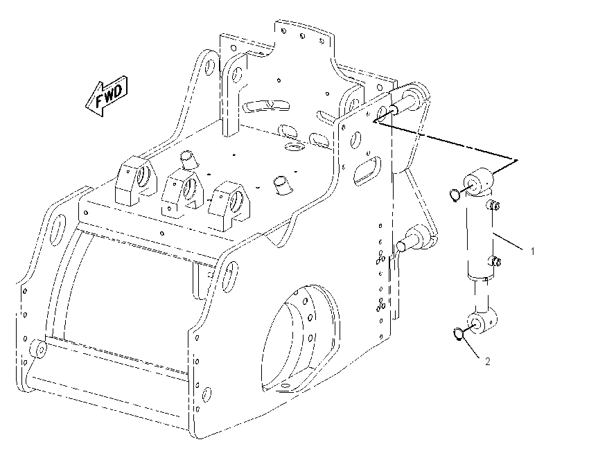 CYLINDER & MTG GP-COLD PLANER 2247401 CAT